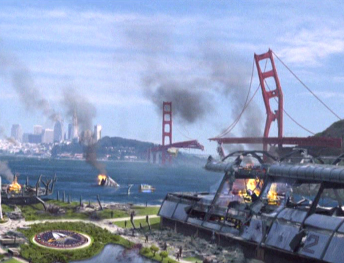 Related: There was a world series on at the time. Or would've been had baseball survived into the 24th century.